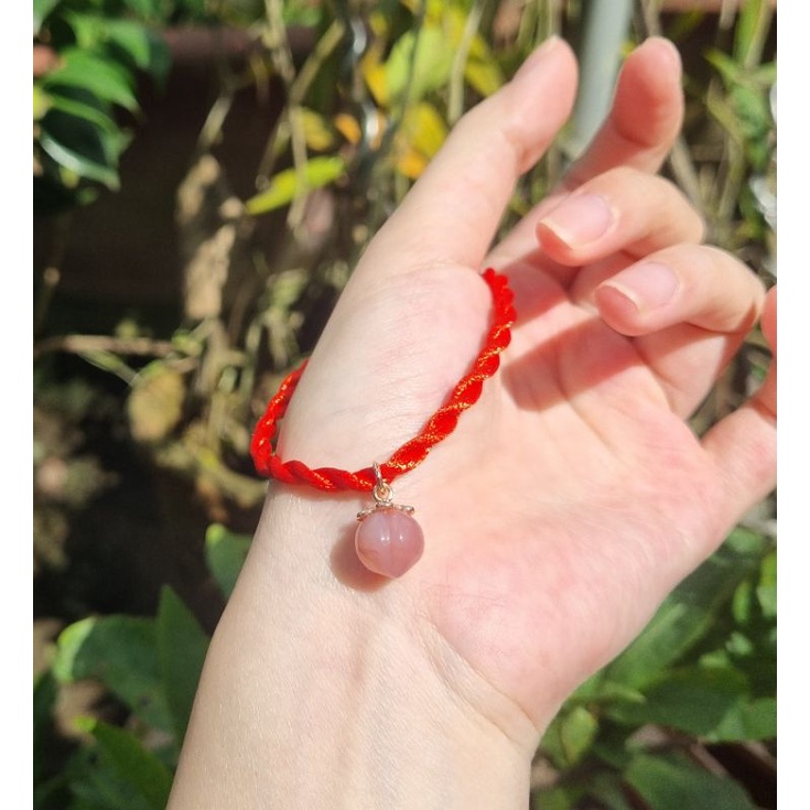 Charm quả đào mã não