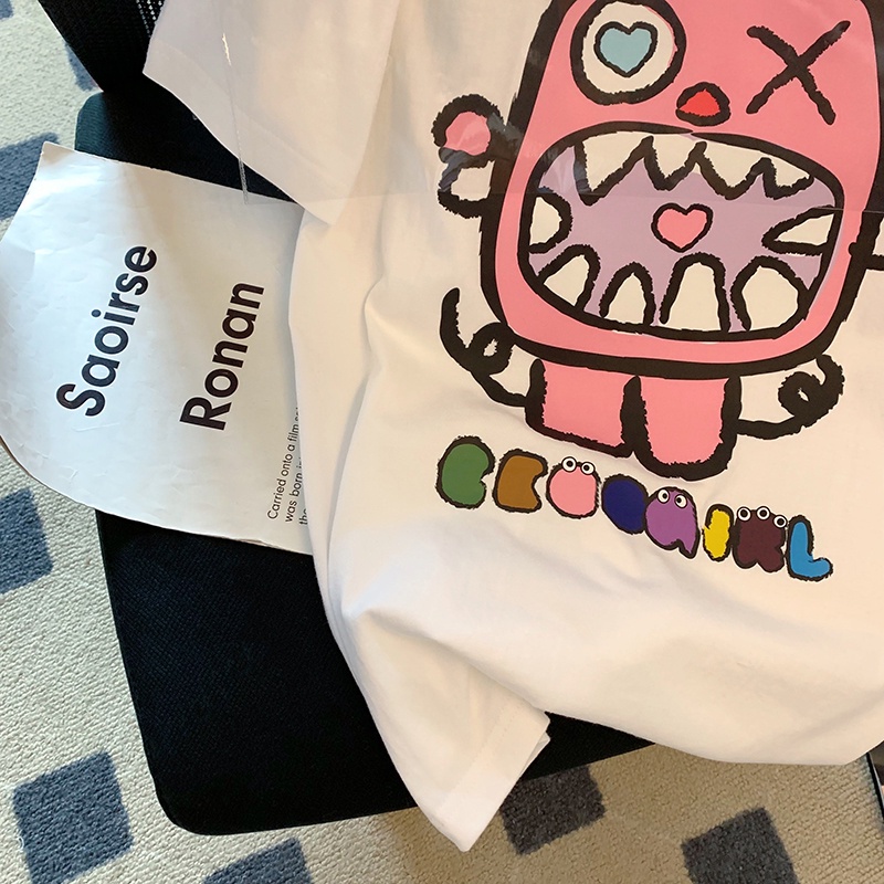 Áo Thun 100% Cotton Plus Size 5XL Phong Cách Hàn Quốc Thời Trang Cho Nam Nữ