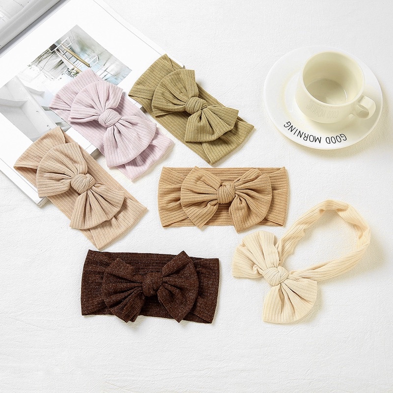 Turban băng đô đội đầu phong cách Hàn Quốc Vintage cho bé gái