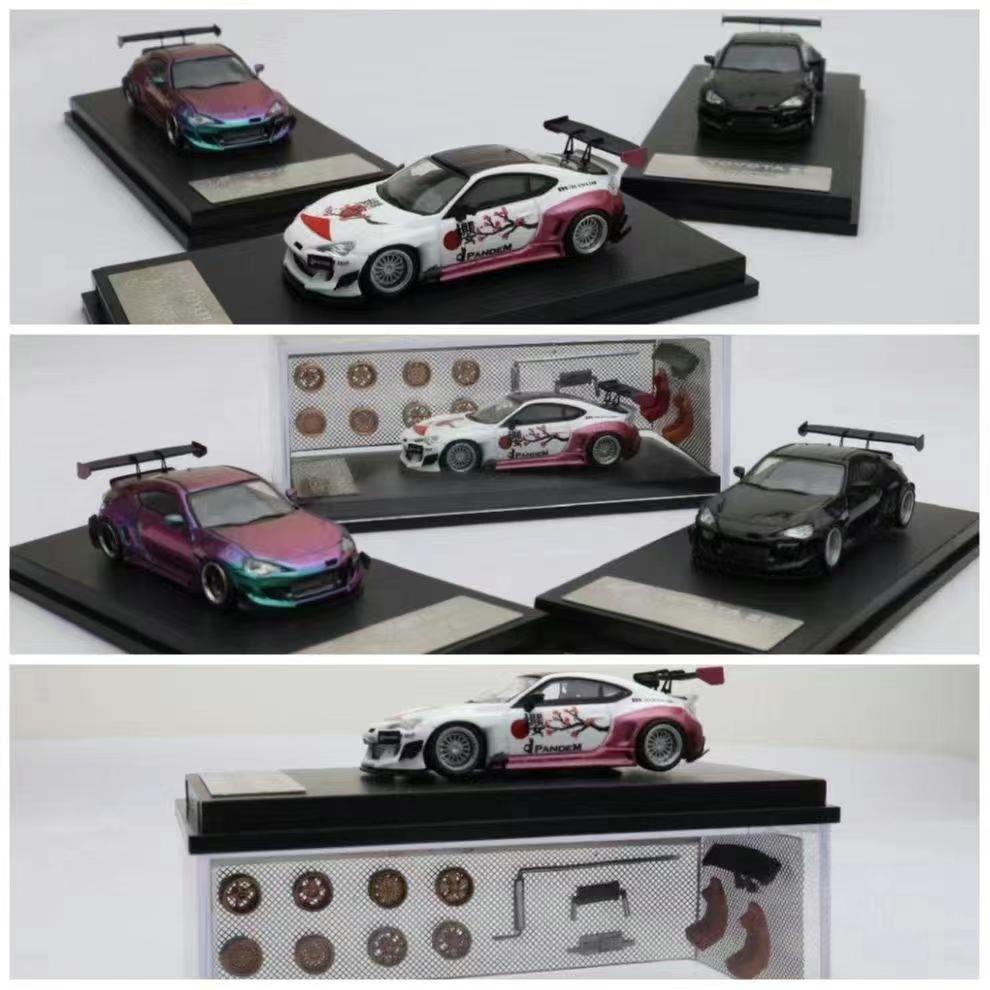Mô hình ô tô Pandem 86 GT86 Rocket Bunny 1/64 LF model
