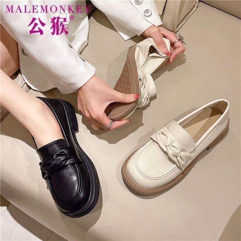 Giày oxford nữ da trơn đế 3cm