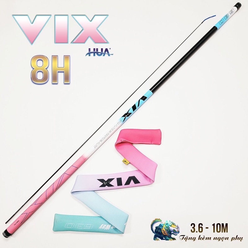 Cần câu tay HUA VIX 8H19i bản săn hàng tặng kèm 1 ngọn phụ săn hàng