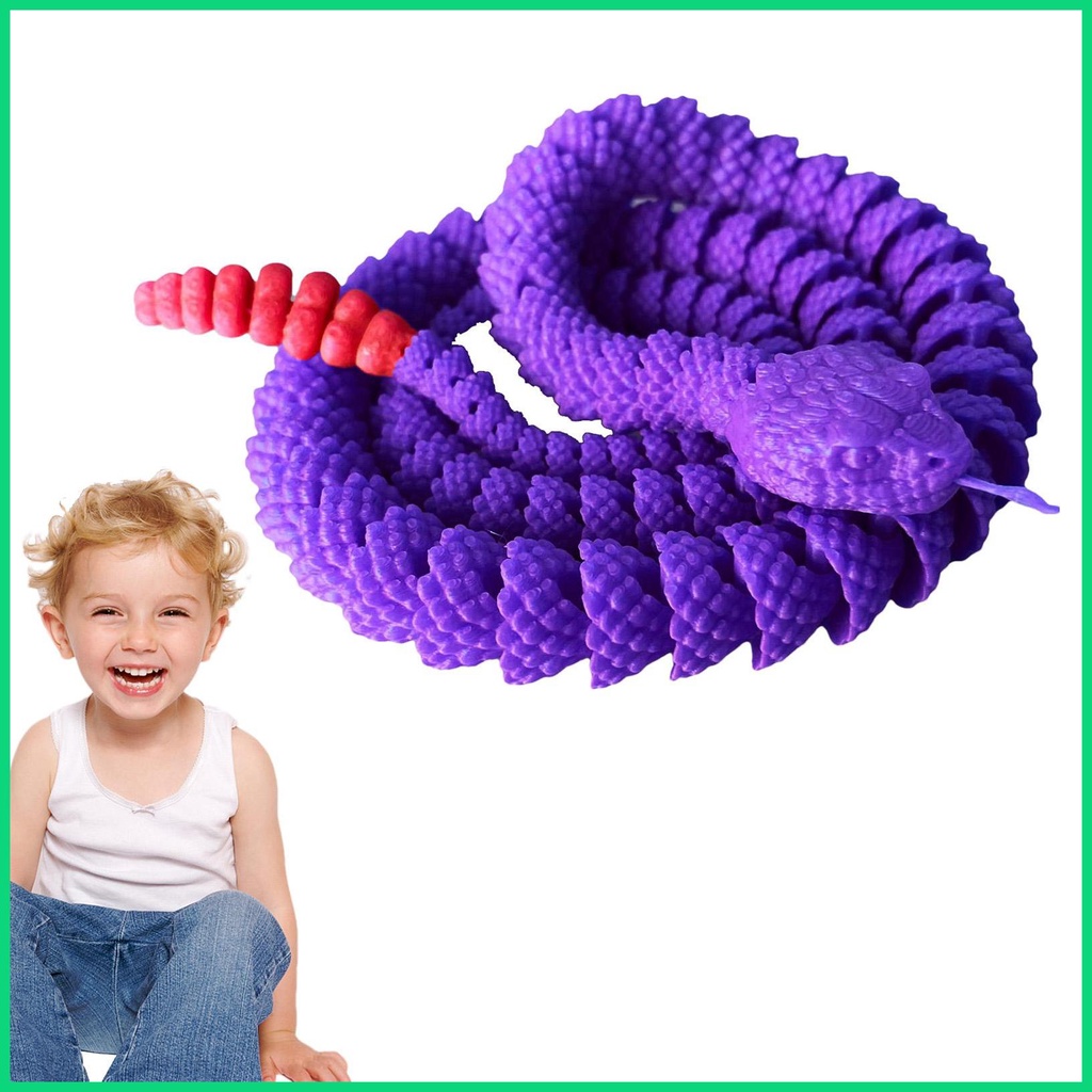 Rắn Giả 3D Sống Động Dùng Trang Trí Tiệc