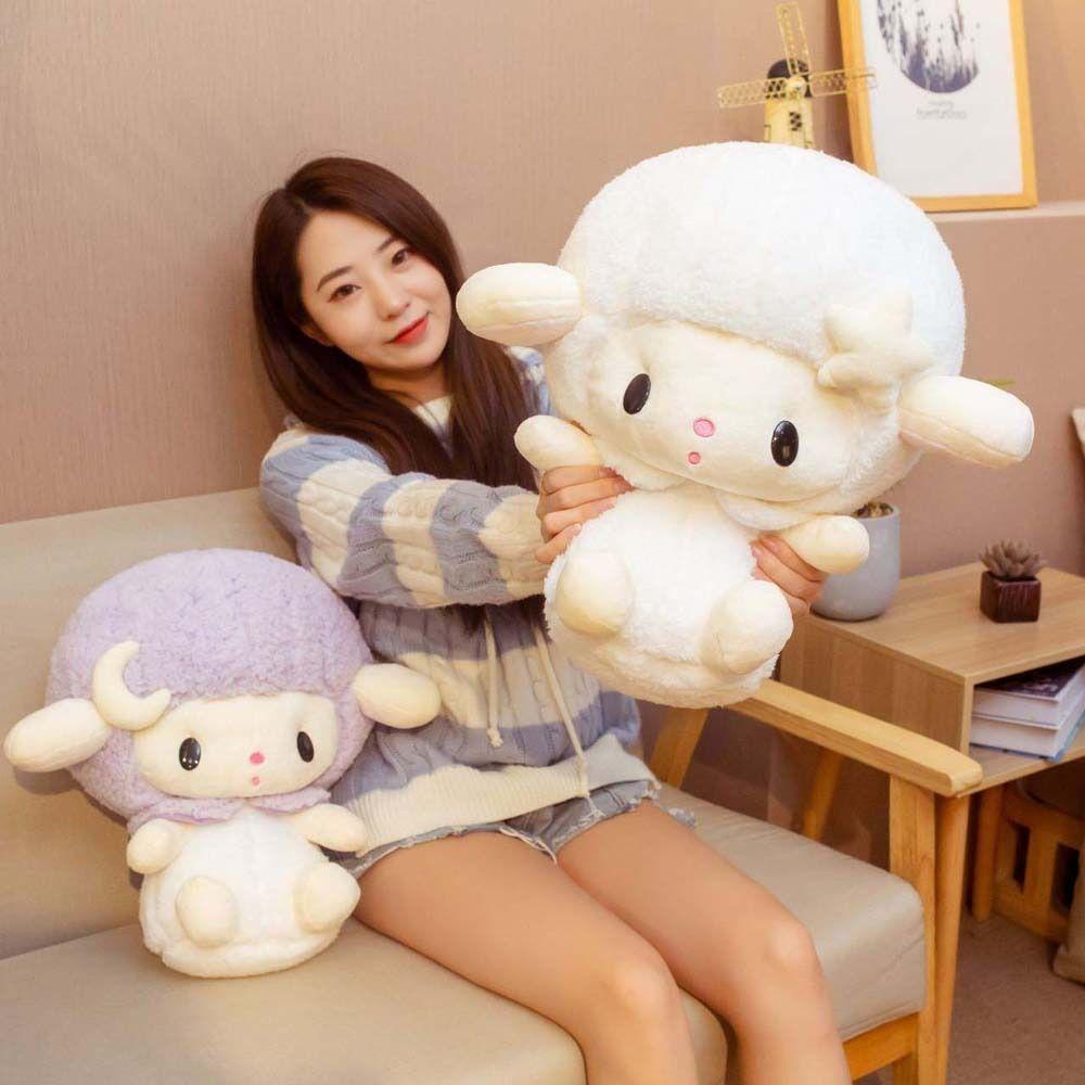 DARNELL Đồ chơi nhồi bông Hình Chú Cừu Thiên Thần Đáng Yêu Trang Trí Nhà Cửa