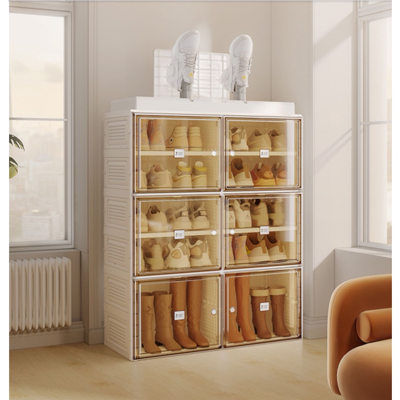 Tủ Sấy Giày 3 Chức Năng Làm Nóng, Khử Mùi Cao Cấp Gấp Gọn 20 Đôi Antbox Bảo Hành 2 Năm DRY2D-D6B