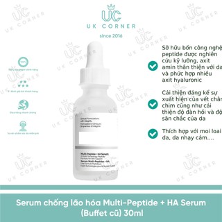 Tinh chất chống lão hóa phức hợp The Ordinary Multi-Peptide + HA Serum