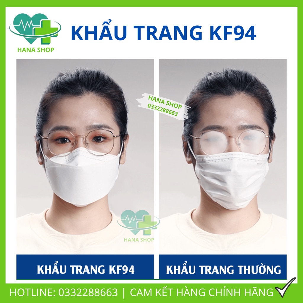 [SET 50 CÁI] Khẩu Trang KF94 HD AN PHONG 4 Lớp, Kiểu Dáng 4D Hàn Quốc Hàng Chính hãng Chống Bụi Mịn