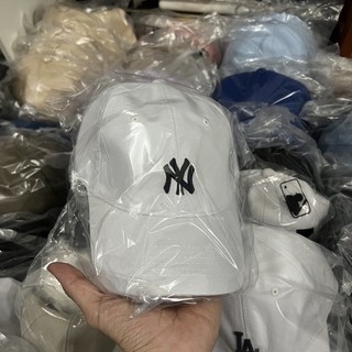 Mũ lưỡi trai L.A - N.Y basic ( White - xuất dư)
