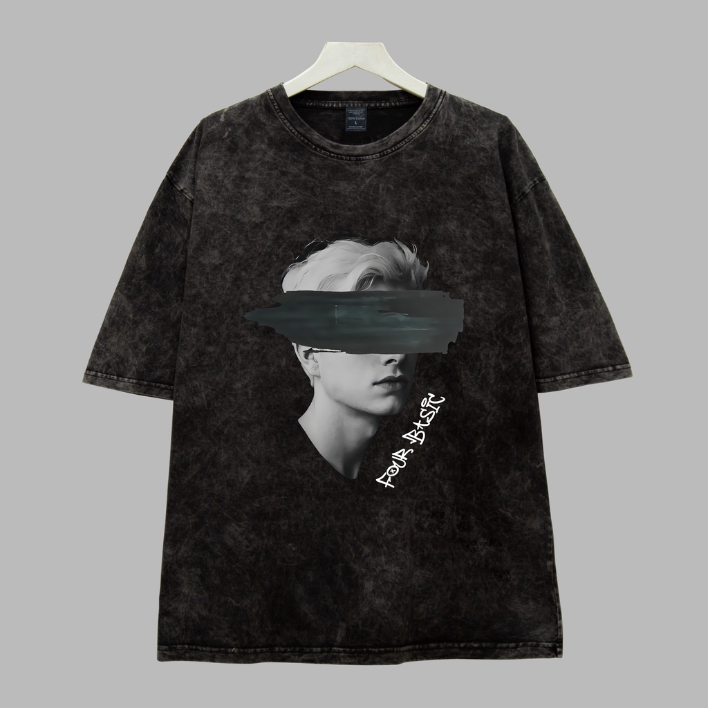 Áo thun Trai Bịt Mắt Dogo Store , Áo thun unisex nam nữ form rộng oversize chất liệu 100% Cotton