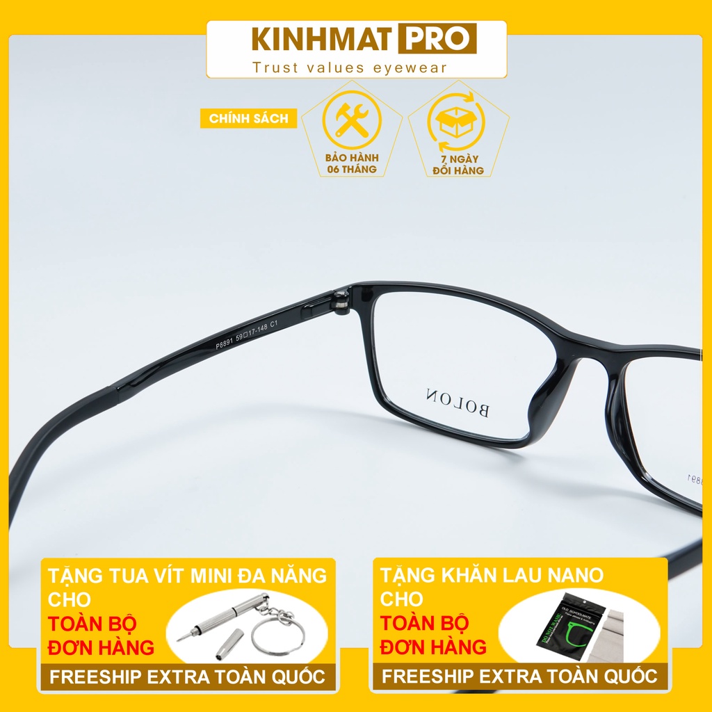 Gọng kính nam nữ nhựa Ultem cao cấp Bolon P8891 Kính mắt Pro