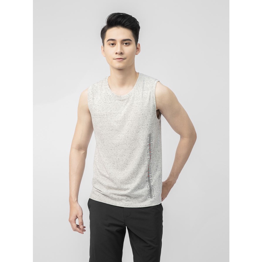 Áo sát nách tanktop nam Aristino ATT010S1 dáng suông chất cotton pha mềm mát, co giãn mạnh