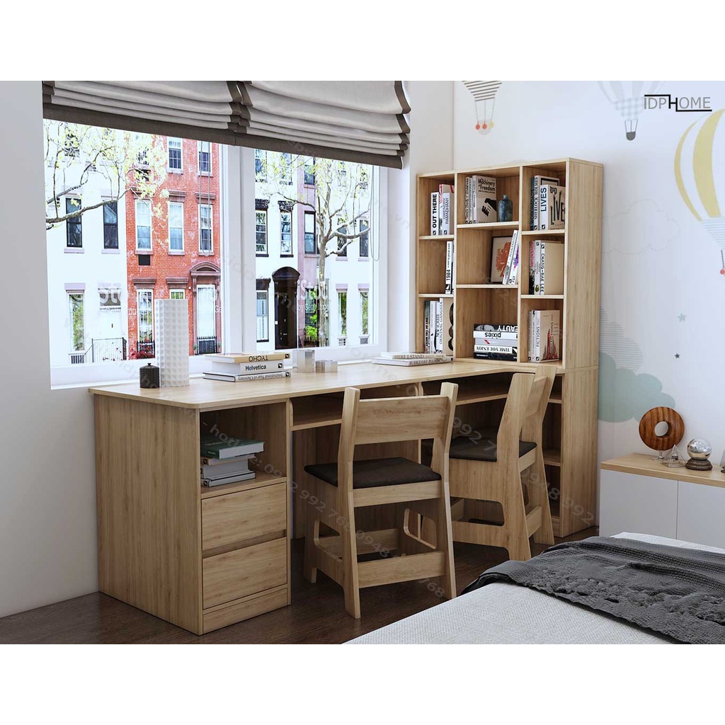 Bàn học đôi đẹp Bh6805