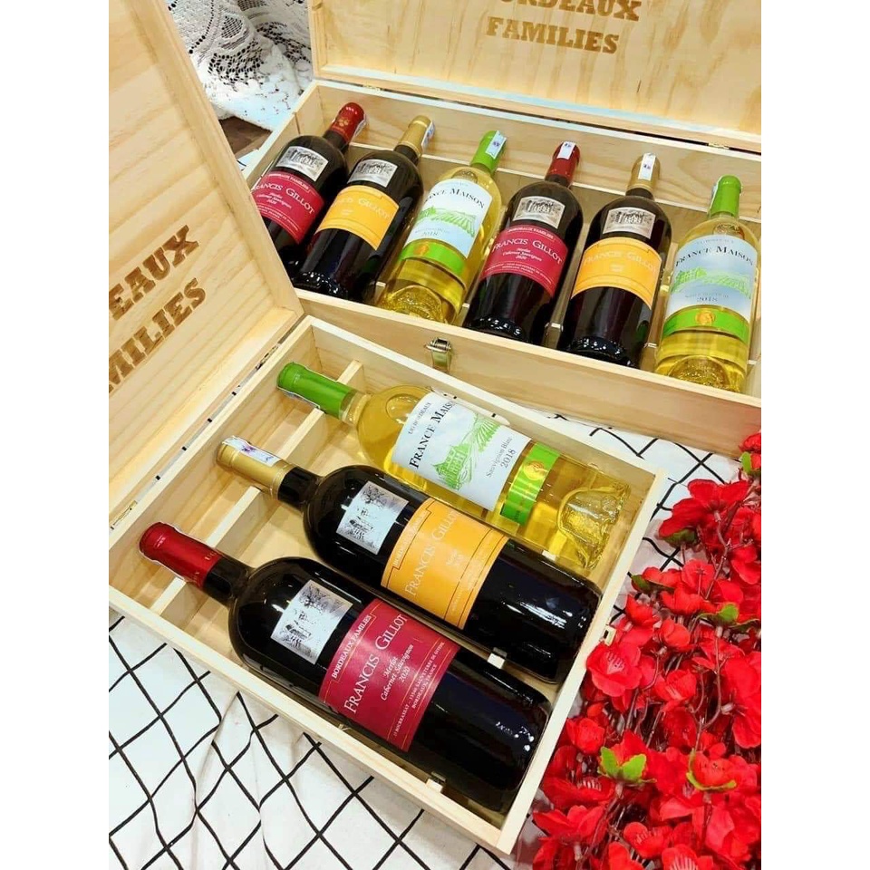 Rượu vang Pháp Francis Gillot Cabernet sauvignon 750ml 13,5%