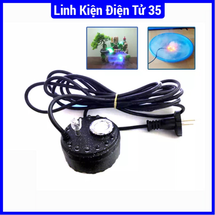 Động cơ phun sương HQ-401 dùng điện 220V 12 bóng LED thiết kế nhỏ gọn nhưng công suất làm việc cao, dễ dàng lắp đặt