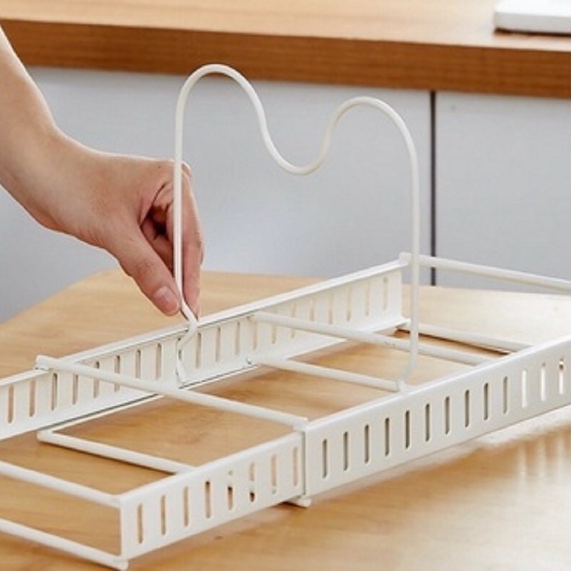 Giá cài vung, nắp nồi, đĩa tiện lợi điều chỉnh được độ dài
