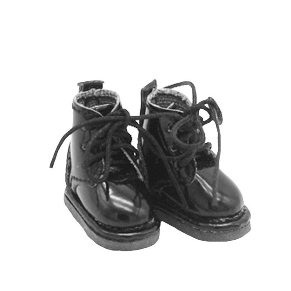 Giày Boot Da Bò Cho Búp Bê 1 / 12BJD 1 / 11 OB11