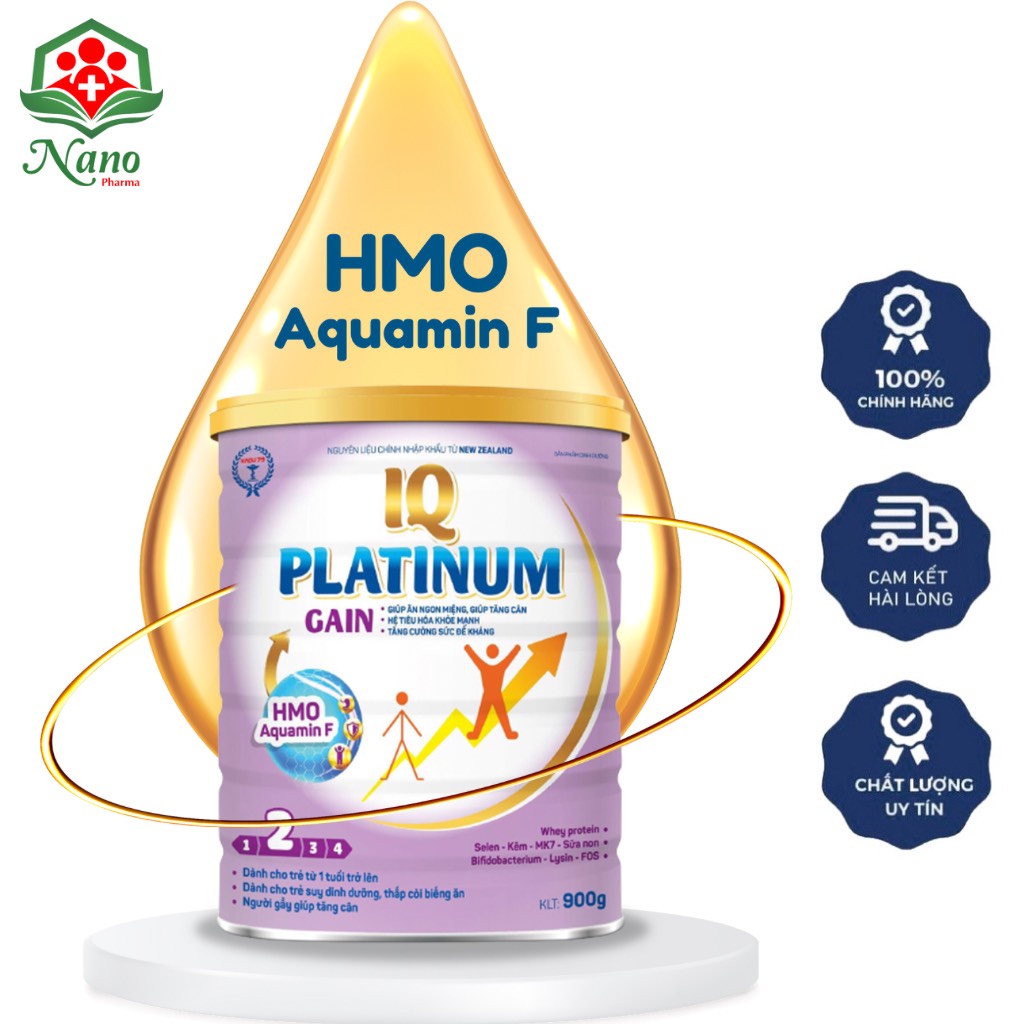 Sữa bột IQ PLATINUM GAIN giải pháp gốc rễ tăng cân khoa học