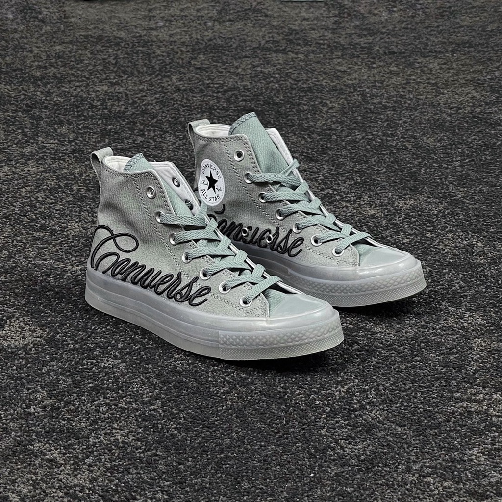 Giày Thể Thao Converse Chuck 1970s Vải Canvas Cổ Cao Cắt Phẳng Thêu Họa Tiết Coca-Cola Thay Thế 360 Độ Cho Nam Và Nữ