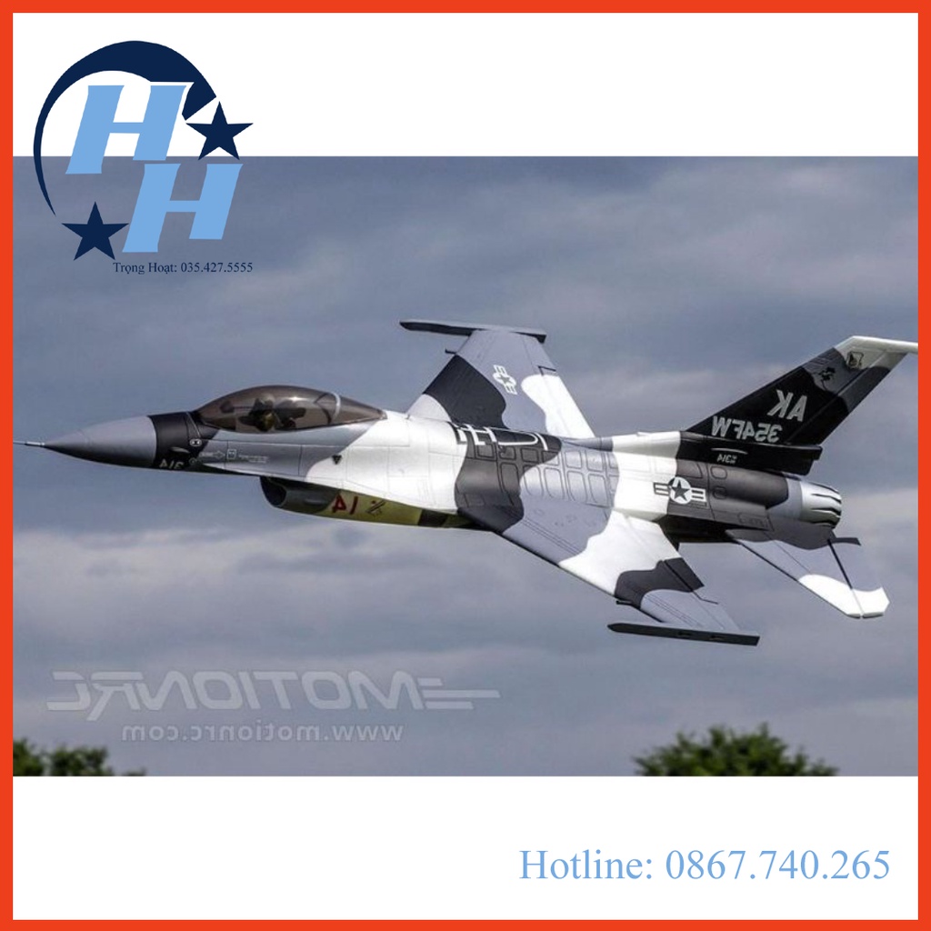 Máy Bay Điều Khiển Freewing F-16 70mm V2 Fighting Falcon maybayrc