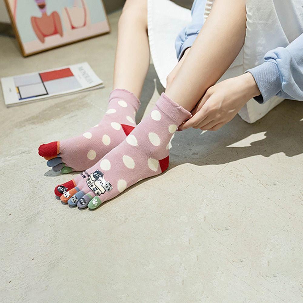 Vớ Cotton Dày Dặn Thoáng Khí Họa Tiết Mèo Hoạt Hình Nhật Bản Dễ Thương 15H