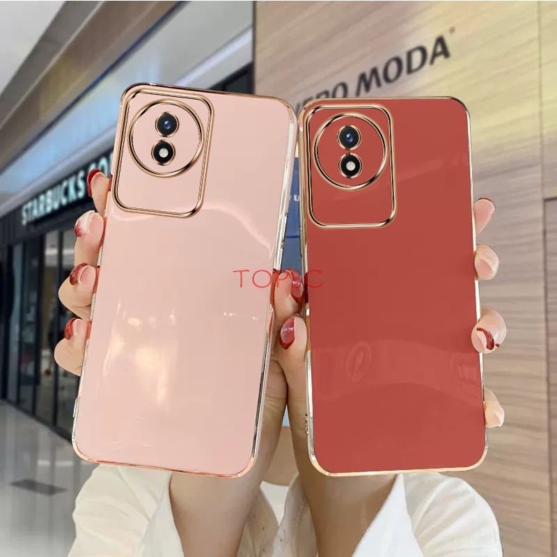 Ốp lưng Vivo Y02 Ốp Điện Thoại Viền Thẳng Thời Trang Cho Vivo Y02 Y02S Y15S Y01 Y16 Y22 Vivo Y22S U10 Y17 Y15 Y12 Y11 Y35 ZB