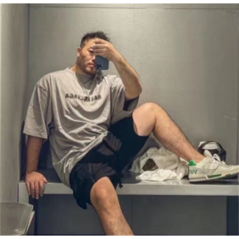 Hàng Có Sẵn Áo Thun Cotton Tay Ngắn In Chữ Ba & Iaga Phantom Blur Unisex