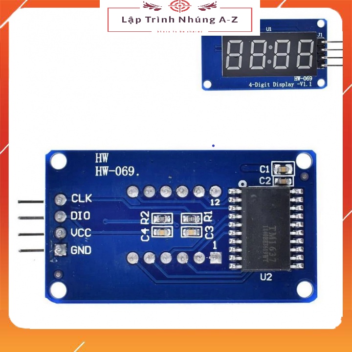 [Lập Trình Nhúng A-Z][36] Module Hiển Thị DC TM1637 (Kiểu Thời Gian)