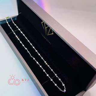 Dây chuyền nữ KYJ bạc Ý S925 xi kim cao cấp sang trọng