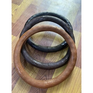 Bao vô lăng xe ô tô xe tải - bọc vô lăng giả da cá sấu size 38-40-42-45 thudong auto
