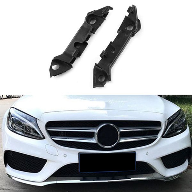 1 Cặp Giá Đỡ Thanh Cản Trước Cho Xe Hơi 2058850821 2058850921 Vỏ Bọc Vô Lăng Xe Hơi Mercedes Benz C Class W205 2014