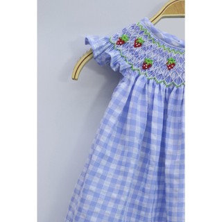 ĐẦM SMOCK CARO DÂU