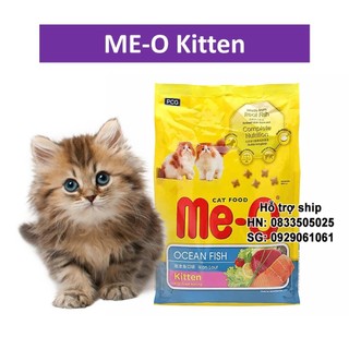 1 gói thức ăn mèo con ME-O kitten 1,1kg vị cá biển (hanpet 204d)
