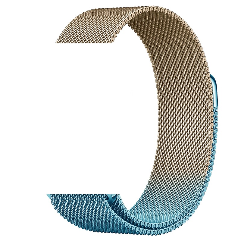Dây Đeo Inox Khóa Nam Châm Màu Gradient Cho Đồng Hồ Thông Minh Apple Watch 38mm 40mm 42mm 44mm 41mm 45mm 49mm 1 2 3 4 5 6 7 8 ultra se