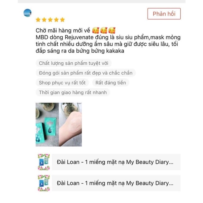 Mặt Nạ Đài Loan siêu cấp ẩm, phục hồi