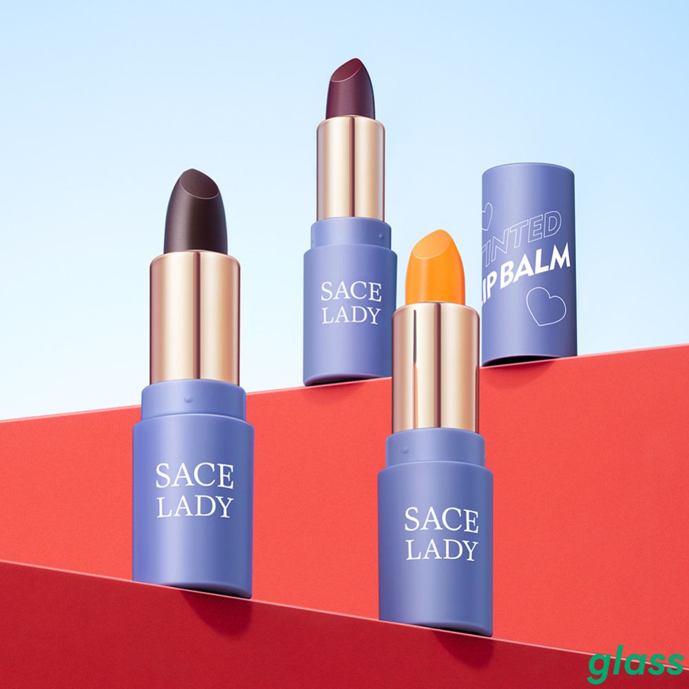 Son Dưỡng Môi Chống Khô Môi Không Dính Cốc Chống Thấm Nước Thay Đổi Màu Sắc Sace Lady