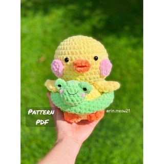 Móc khoá con  vịt len đáng yêu handmade (Làm theo yêu cầu)