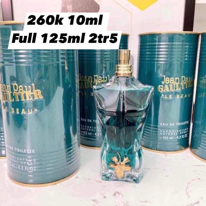 nước hoa nam le beau chiết 10ml