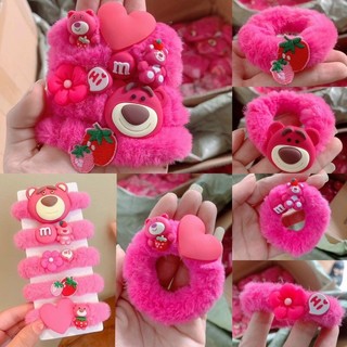 SET 5C cột tóc gấu dâu SCURUNCHIES