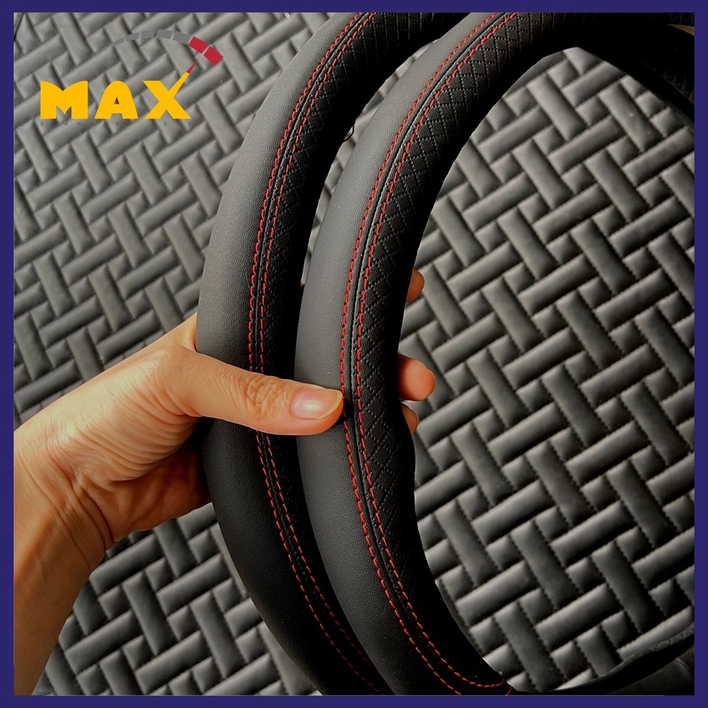 Bọc Vô Lăng Bao Tay Lái Da PU MAX STORE Cao Cấp Bọc Vô Lăng Ô tô Chống Trượt Phù Hợp Xe 5 Chỗ và 7 Chỗ