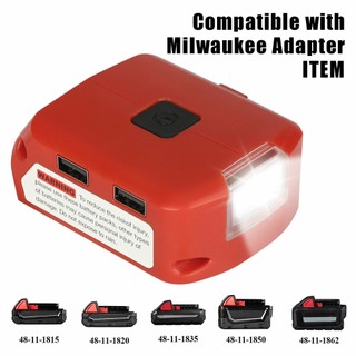 [Megideal] Bộ chuyển đổi nguồn điện 18V Pin cổng 2 USB