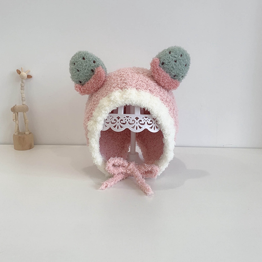 Babyfair Trẻ Em Nón Len Dệt Kim Dễ Thương Thời Trang Làm Dày Thu Đông Mũ Ấm Áp Cho Bé 6 Đến 16 Tháng Trai Và Gái