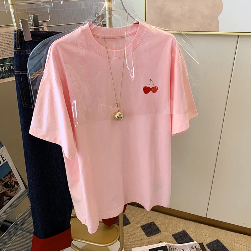 NRVP Áo thun unisex dáng rộng tay ngắn in họa tiết phong cách Hàn Quốc plus size 5XL thời trang 2023