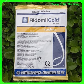 Thuốc Nội Hấp RIDOMIL GOLD 68WG - Gói 100g