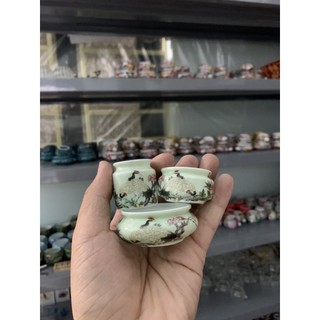 Cóng dành cho chim hút mật, choè đất, oanh , yến , tiểu mi kèm tai tre xỏ chốt 1.2cm