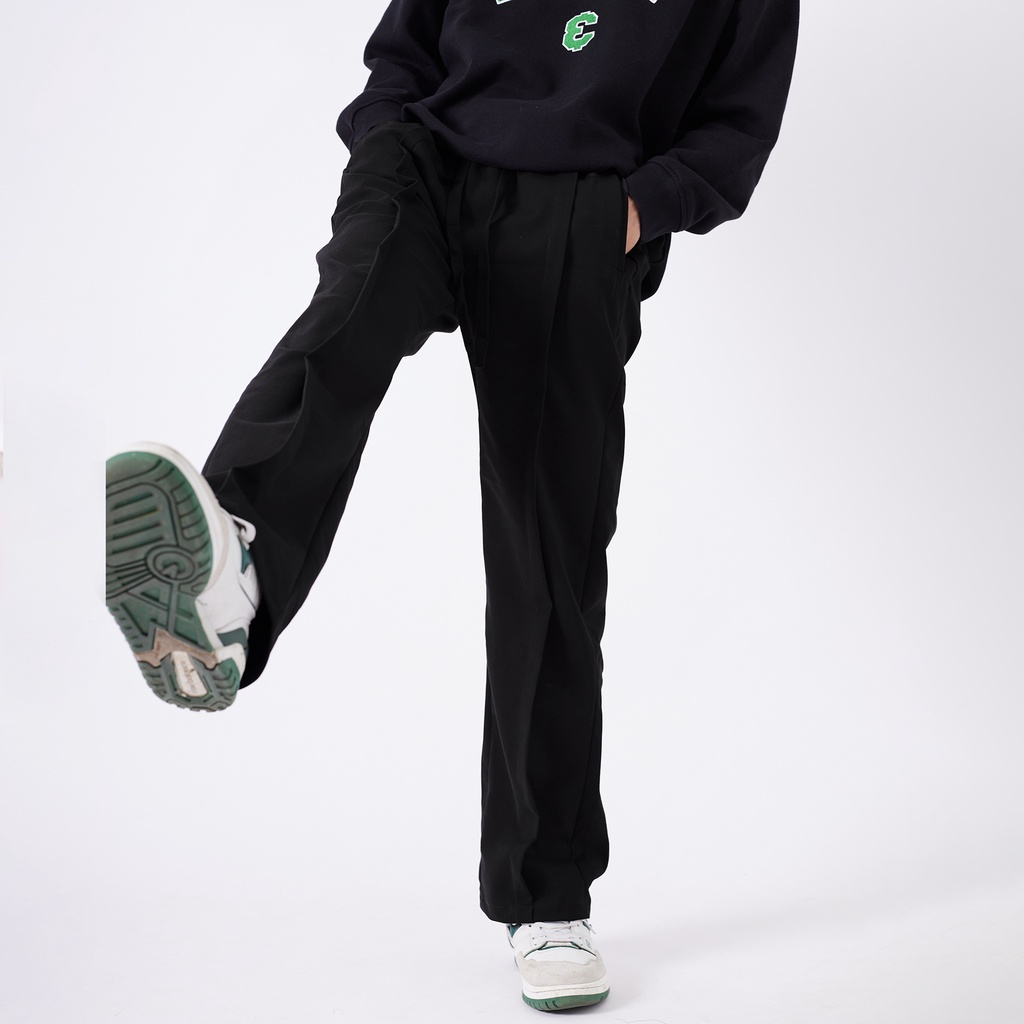 Quần dài kaki lưng thun nam nữ unisex hack dáng Highway pant