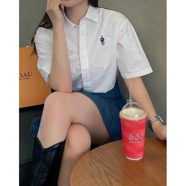 ÁO SOMI GẤU THÊU WHOAU CỘC TAY