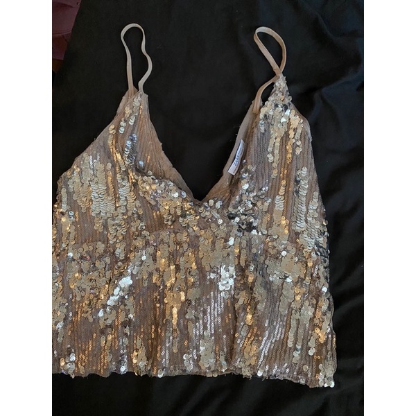 Áo sequin ZARA hai dây