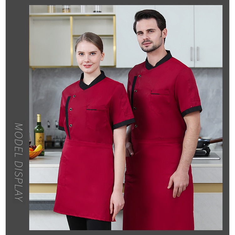 Áo bếp mỏng mùa hè