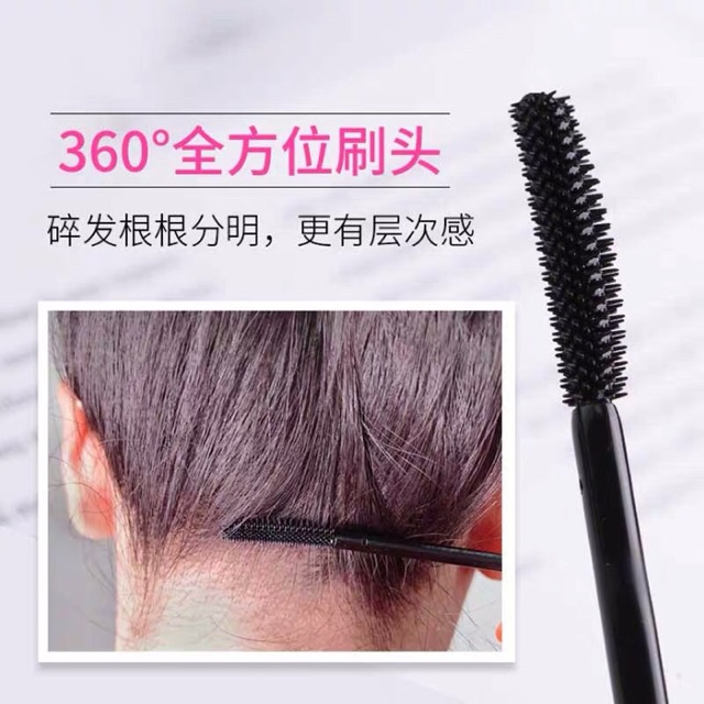 [COMBO 3] Mascara chuốt tóc con vào nếp Ova, cây chải, vuốt cố định tóc mái cho nam nữ.