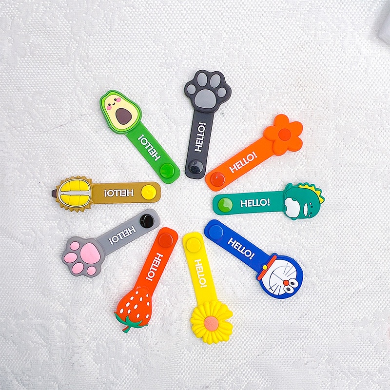 Dụng Cụ Quấn Dây Cáp Sạc / Tai Nghe Hình Hoạt Hình Sáng Tạo Dễ Thương